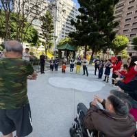 Play finger games with the elders in the association.