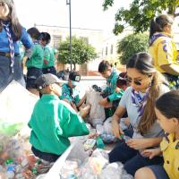 Trabajo en equipo para la separación de materiales 