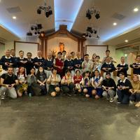 The relief supplies were sorted and packed at the Tzu Chi Neihu in Taipei City.