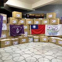 The relief supplies were sorted and packed at the Scouts of China(Taiwan) headquarters.