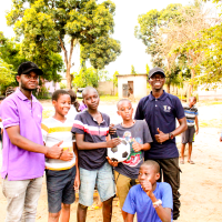 Scouts was making the Joy really after offering them sports equipment 