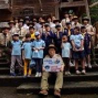 Scouts made many friends to act together.