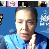 Junta con de lideres de equipos con la Presidenta de la provincia jalisco 