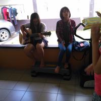 Preparation for singing sessions and games