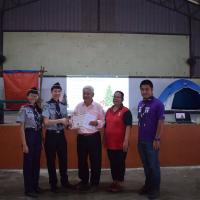 Handing over the DIY board as a symbolic plague