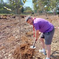 Chief Commisioner: Gary Pienaar planting the first tree of the new forest