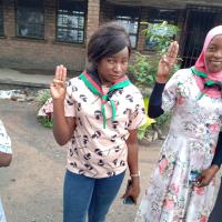 female scout leaders