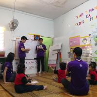 Teaching the students to learn nouns and say it out loud