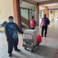 DELIVERING TO STORAGE DEPT