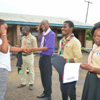 Investiture ceremony, where the chief commissioner was the guest of the honor