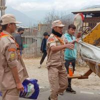 Wastes being dumped properly