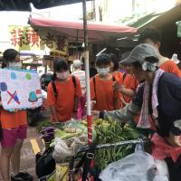 好害羞但很勇敢的菜販宣導