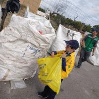 Es una vez que fuimos a donar las tapas que juntamos
