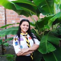 Esta es una foto mostrando ya el resultado del esfuerzo que se fue poniendo poco a poco para que nuestro huerto empezara a producir.