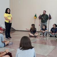 Entrega anual das tampinhas para as entidades da cidade