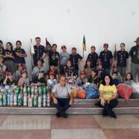 Entregas das tampinhas