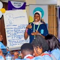 Animation de l'atelier par une formatrice