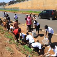 Cleaning up the town streets