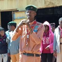 The team lead during the conservation talks