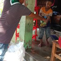 Distribution of cooked food
