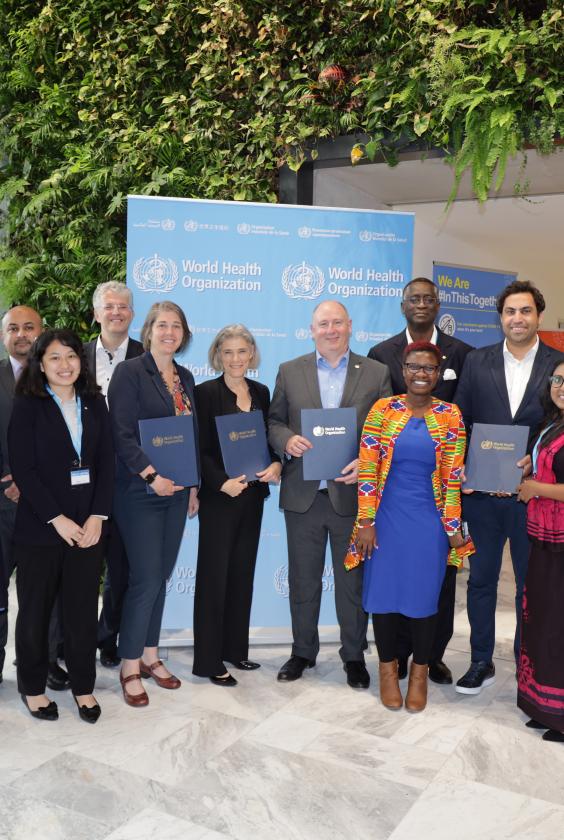 NGOs representatives standing together in a group photo