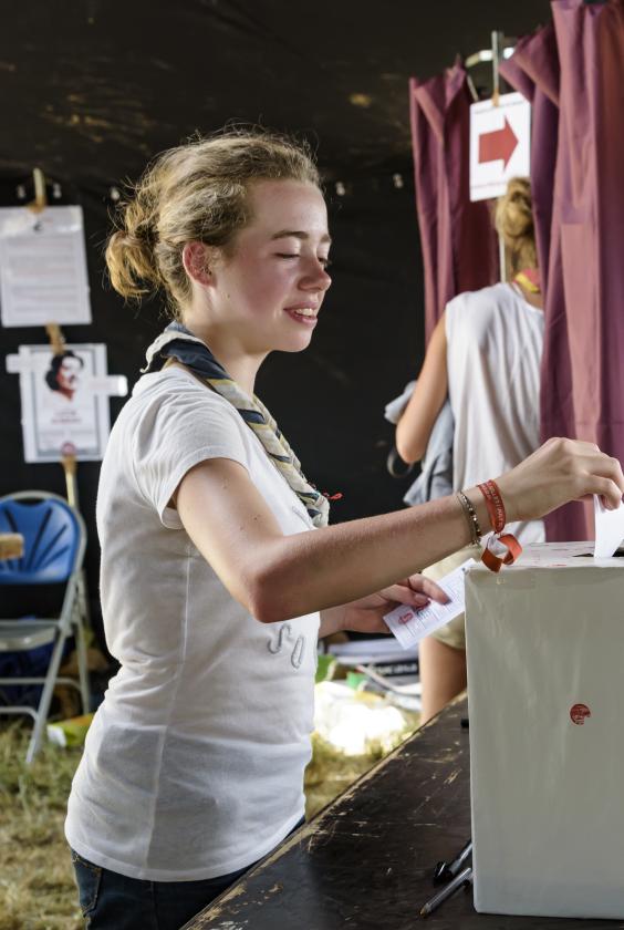 scouts voting