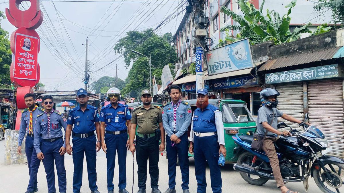 "Scouts on Duty, Traffic in Harmony!"