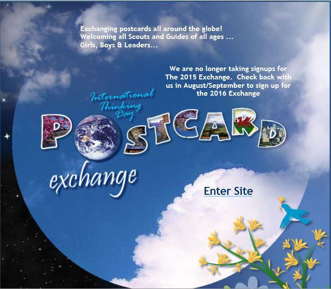 WE NEED A WELL ORGANİZED POSTCARD EXCHANGE FOR FOUNDER AND THİNKİNG DAY 2017 B3EFORE THE END OF THE YEAR