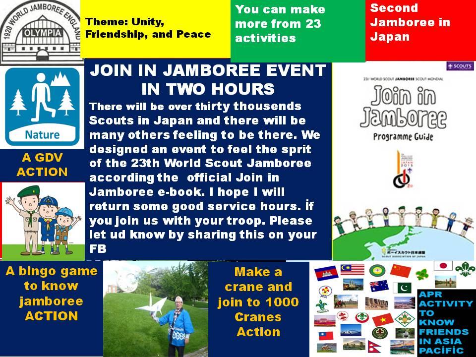JOIN IN JAMBOREE INFIRMATION TO ALL FRIENDS