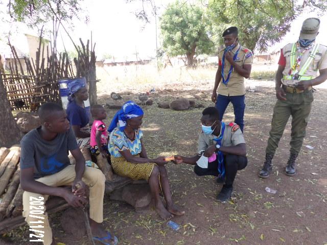 SCOUTS IN GHANA ON A FIGHT AGAINST COVID19 AND CAMPAIGN FOR ELECTORAL PEACE