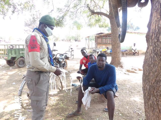 SCOUTS IN GHANA FOUGHT FOR THE SAFETY OF THE "PANDEMIC VOTER"