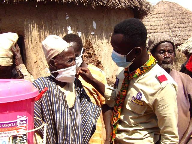   The Scouts against COVID19 and Campaign for Electoral Peace Project fosters relationship between Scouts and rural communities in Ghana