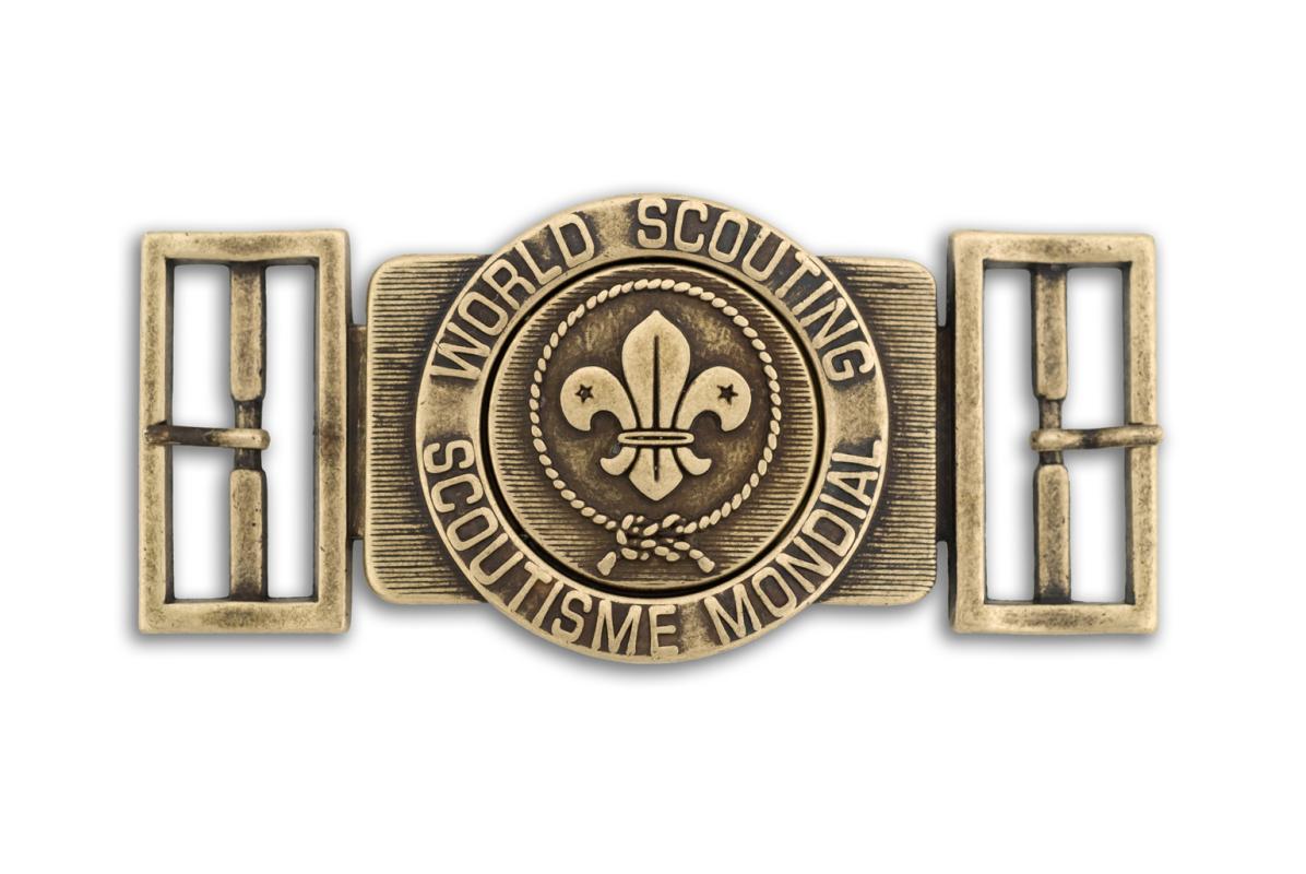 World Scout belt buckle