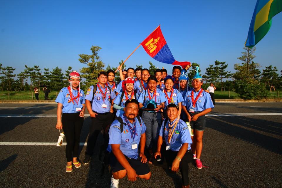 Mongolian Contingent in 23rd World Scout Jamboree