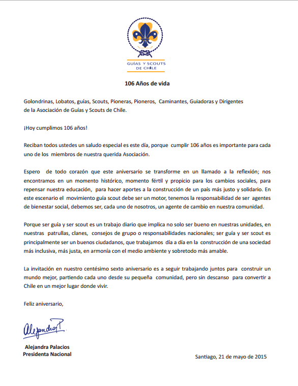 106 Años de vida