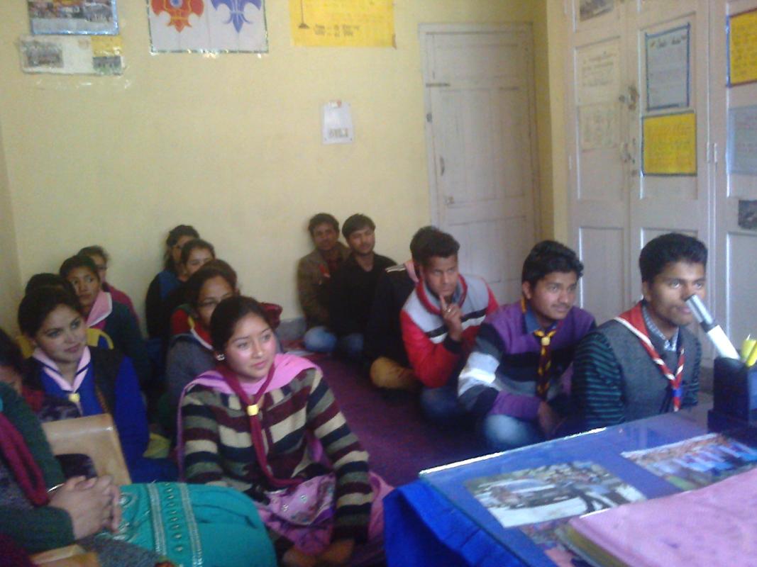 crew meeting....................