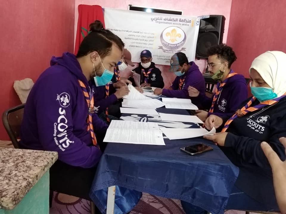 تأسيس منظمة الكشاف العربي 