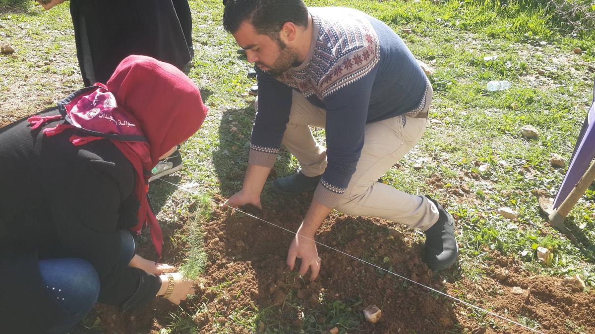 MOP Team of Hebron Scouts Commission Launches the Project “Green Palestine”