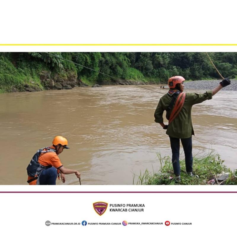 Laporan pencarian korban orang hanyut : Hari Rabu tgl 13 Januari 2021