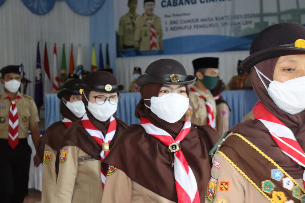 DKCCIANJUR- Pramuka Penegak dan Pramuka Pandega Kabupaten Cianjur memiliki nahkoda baru pasalnya Ketua Dewan Kerja Cabang Cianjur telah dilantik secara resmi oleh Ketua Kwartir Cabang Gerakan Pramuka Cianjur Kak. Budhi Rahayu Toyib, S.Sos., MM -MT. 