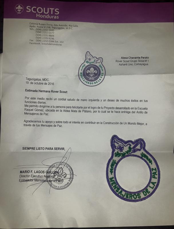 Anillo Mensajeros de la Paz