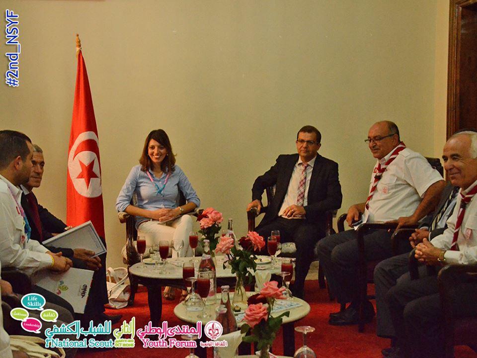 يوم اختتام المنتدى الوطني للشباب الكشفي