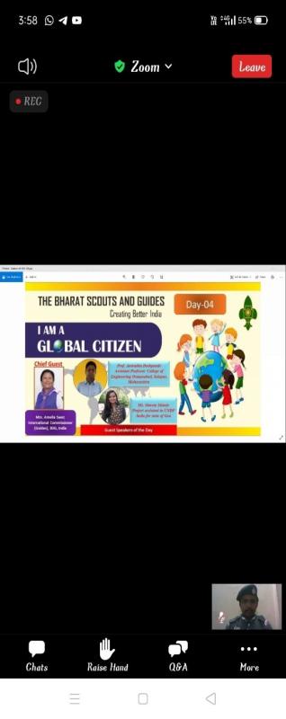 I AM A GLOBAL CITIZEN  4 th DAY REPORT 