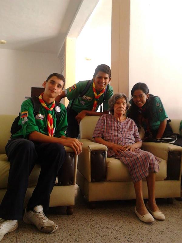 Servicio a la Casa Hogar Luis Lizarraga. Grupo Scout Eligio Vargas Ochoa, Distrito Yaracuy. 