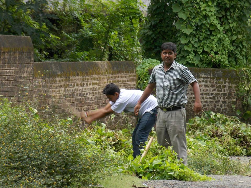 mass cleanliness drive at hospital group asansol district