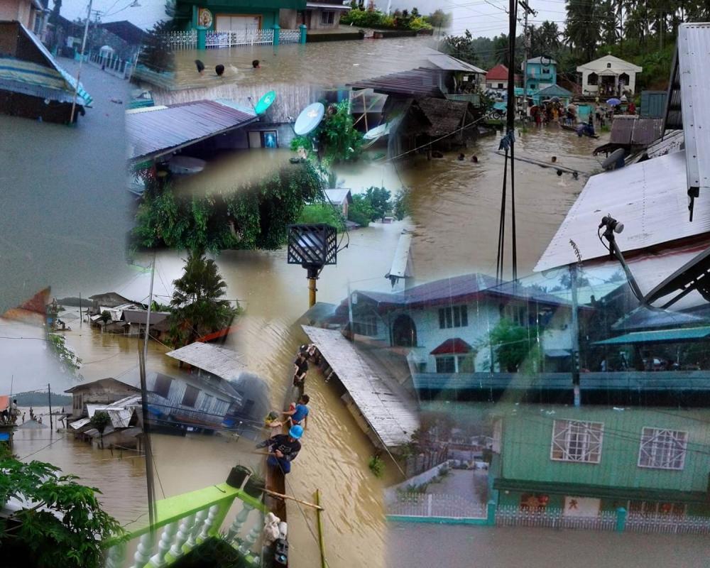 Flood in Catubig, Northern Samar, Philippines.(December 17, 2016)