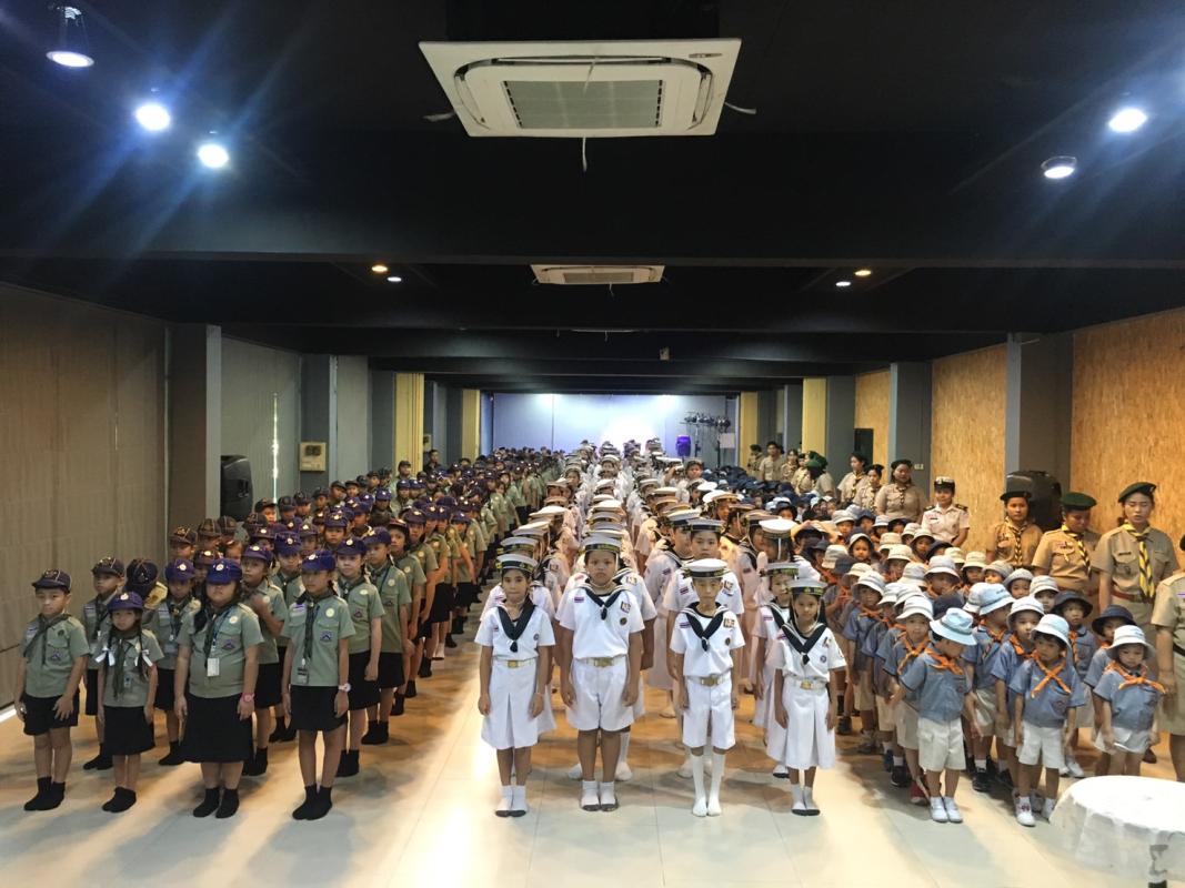 ต้อนรับคณะลูกเสือต่างชาติ