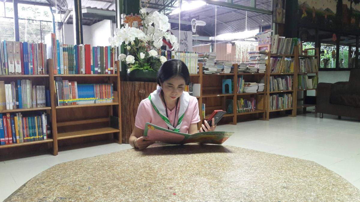 กิจกรรมอ่านหนังสือให้คนตาบอดได้ฟัง