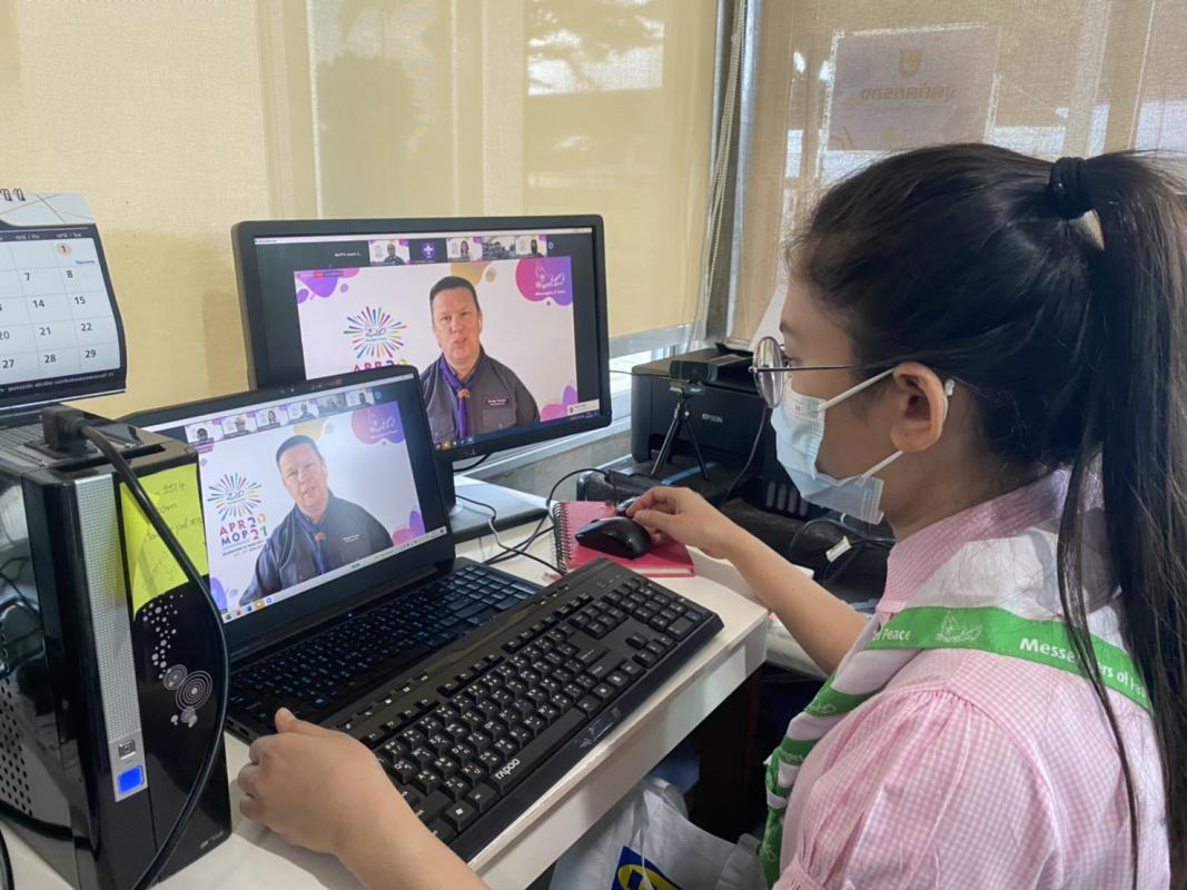 การประชุมฉลองครบรอบ 10 ปี ของกิจกรรม Messengers of peace ภาคพื้นเอเชีย แปซิฟิก แบบออนไลน์