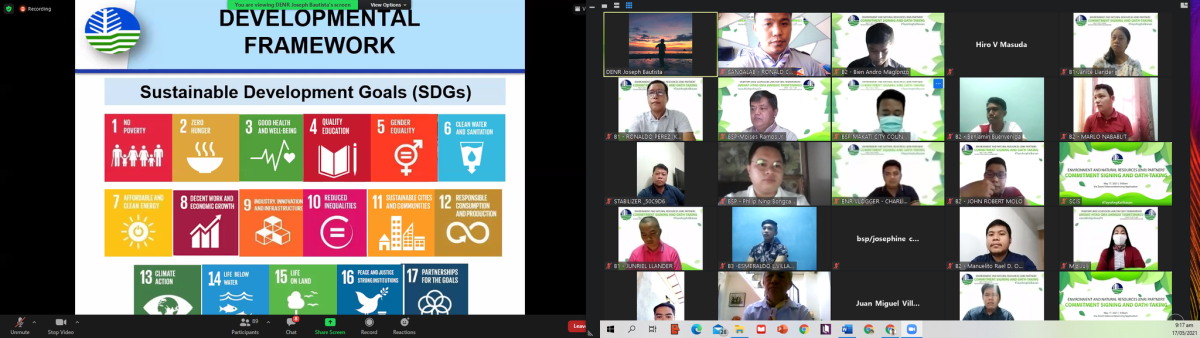 SANGALAB Circle 10 pledge and promotes Scouts, Tayo ang Kalikasan